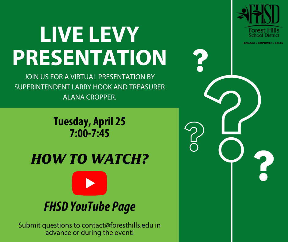Live Levy Presentation Flyer